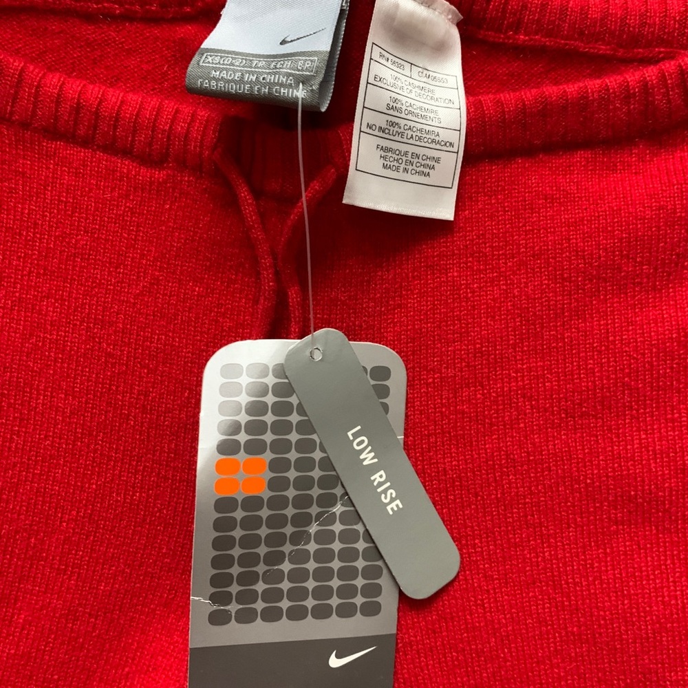 Cashmere Red Nike Sweatpants Rare - Picture 3 of 5